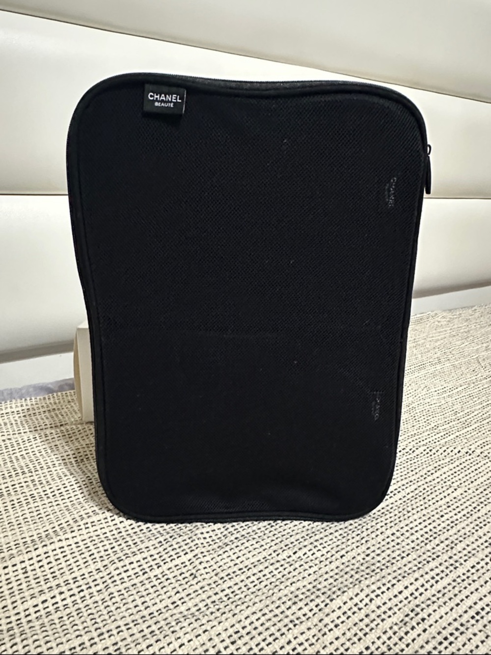 CHANEL Novelty Black Travel Cosmetic Case with Accessories - Picture 2 of 14